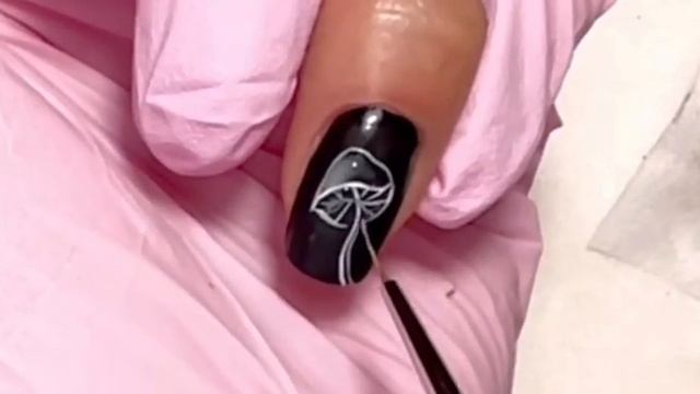 Витражный замес! Mushroom Nails. Грибы. Неон. Дизайн. смотреть онлайн