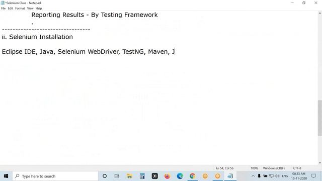 Selenium Class 17: Selenium Installation смотреть онлайн