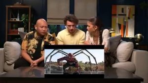 Tom Holland, Zendaya and Jacob Batalon React to the Spider-Man: No Way Home Trailer