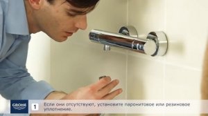 Замена гибкого шланга и ручного душа GROHE