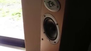 TEAC CR-H225 + Celestion F20 + Kef C4 playing Beautiful Lie.
