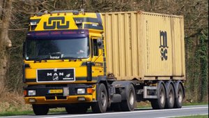 MAN F90| Ман Ф90 - ещё одна легенда из 90-х. Качество. Мощность. Надёжность. Всё в этом грузовике.