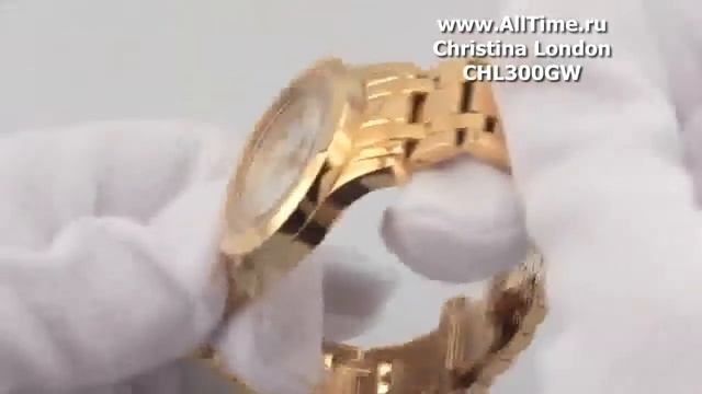 Женские наручные швейцарские часы Christina London CHL-300GW