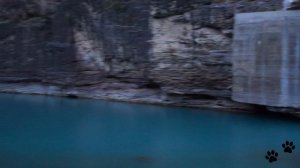 Бетонные конструкции на ирганайской ГЭС.