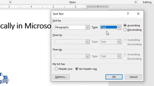 How to sort text alphabetically in Word | Arrange text in alphabetical order in Word смотреть онлайн