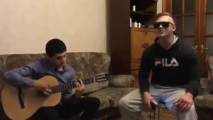 Честный молодая кровь, на гитаре