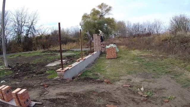 Забор под старину , на половину готов. смотреть онлайн