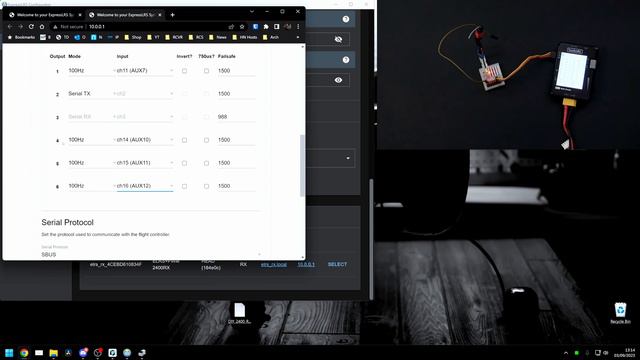 EdgeTX: How-To Setup ExpressLRS SBUS, PWM, and VBAT on Matek R24 P6.