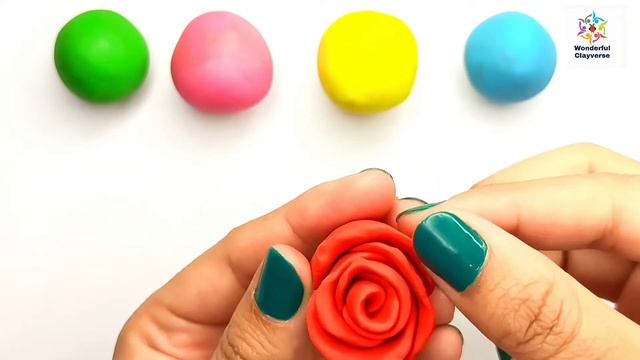 Polymer clay flower basket tutorial| Rose flower basket| Making of clay flower basket| Flower Makin смотреть онлайн