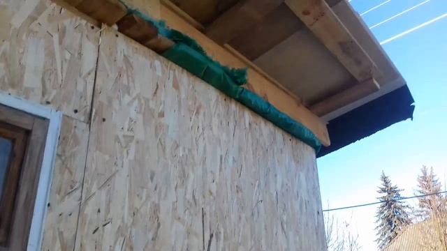 Строю  бюджетный сарай из падонов