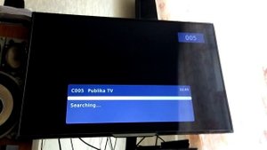 Уровень сигнала трёх мультиплексов DVB T 2.