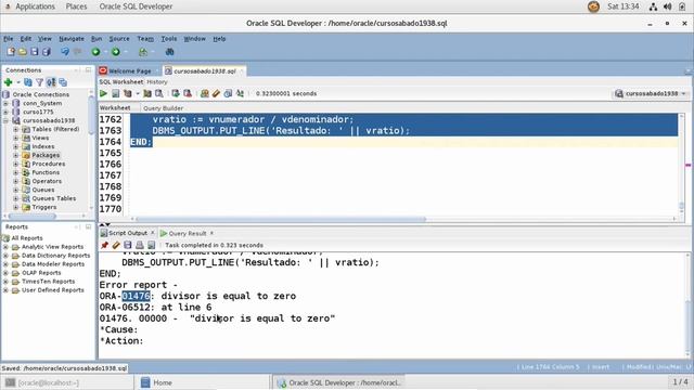 122 Bloque Anónimo Utilizando Una Exception ZERO_DIVIDE | Oracle смотреть онлайн