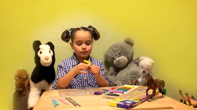 Лепим лошадь из пластилина и беседы ведем смотреть онлайн