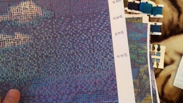 Вышивка крестиком " Замок из Баварии " 2-й отчет! Отшив 15-го листа и Завершенная работа! смотреть онлайн