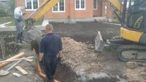 Монтаж станции биологической очистки Эргобокс-8
