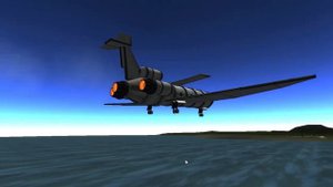 Взлет и посадка ТУ-134 в KSP