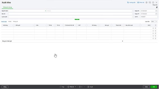 Xuất thanh lý vật tư hàng hóa | MISA Mimosa Online смотреть онлайн