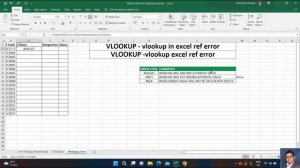 Excel VLOOKUP Formula Error #NA #REF #VALUE | How to use VLOOKUP Differently | Computer eLearning