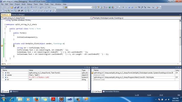 How to split string in C# смотреть онлайн