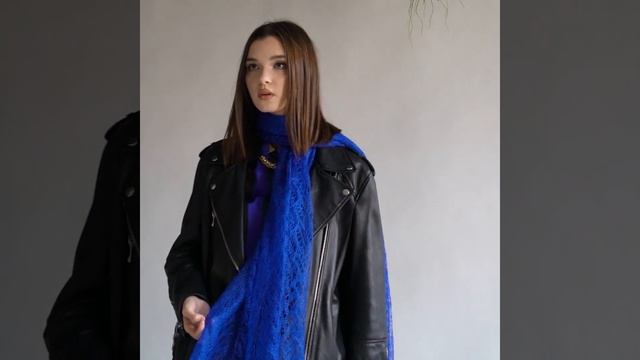 Палантин из козьего пуха "БЕГОНИЕВЫЙ ВИХРЬ"/ паутинка/ шарф/ ажурная шаль/ пуховый платок смотреть онлайн