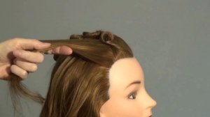 Прическа на волосы средней длины. Wedding hairstyles for medium hair