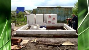Строю домик на даче.как построить домик из газобетона.