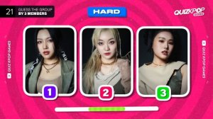 GUESS THE KPOP GROUP BY 3 MEMBERS | KPOP QUIZ 2023 / 2024