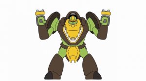 Transformers Beast Wars Animated/Kingdom Maximal scientist Rhinox transformation