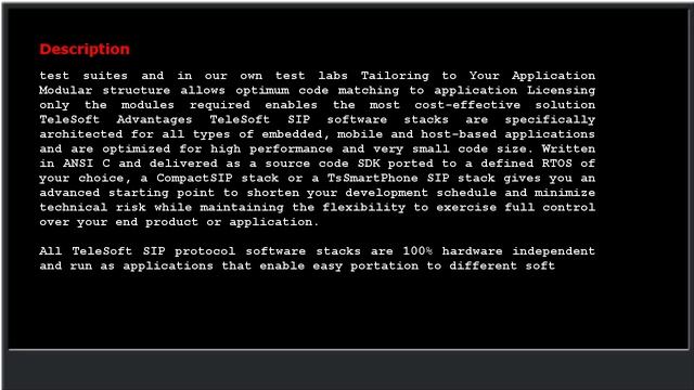 Android Source Code, TsSmartPhone Android SIP VoIP Data Sheet