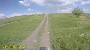 Тест драйв YAMAHA BWS 100. Чуть не приложился.