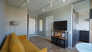 КРОШЕЧНАЯ Однушка шедевр? ОБЗОР КВАРТИРЫ. Дизайн квартиры. Рум тур. Современный дизайн интерьера