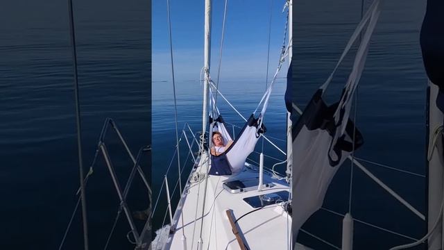 Sailing in the Gulf of Bothnia (Baltic Sea), Kustavi.