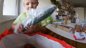 Купил продукты в Швейцарии на 100 франков! Подарки от магазина MIGROS  उत्पादों  भोजन