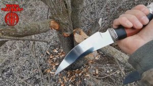 Нож Акула из стали 95Х18 с литьём из мельхиора Ножи фирмы АТАКА
