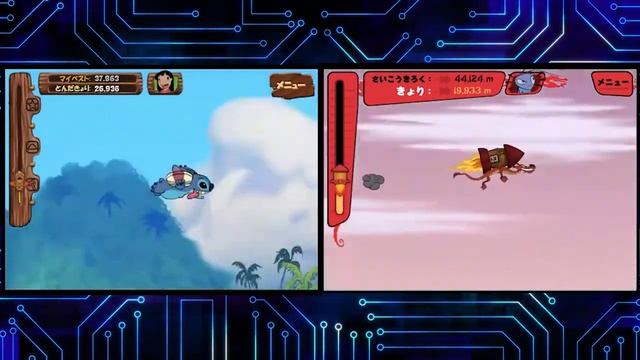 [ Let's Fly!] Stitch's Island Tour vs Mushu's Rocket Rush Side by Side Game смотреть онлайн