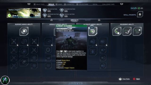 Marvel's Avengers - Hulk - ALL Skills - Launch - Square Enix - Crystal Dynamics 2020