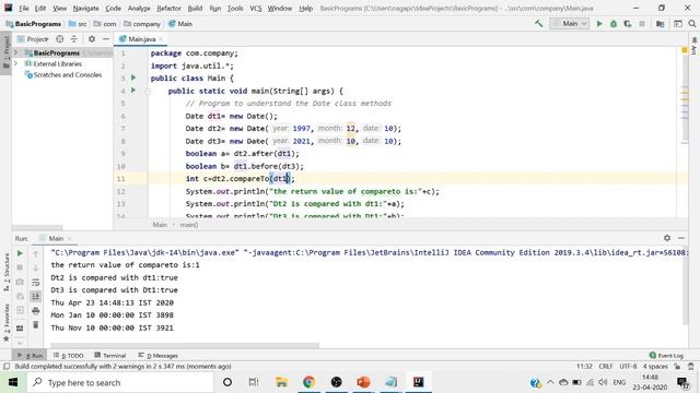 Digital Skills: Session 9- Date Class (Java) смотреть онлайн