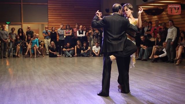 Analia Vega & Marcelo Varela (4-4) http://prischepov.ru, Moscow, Russia, Milonga "Me Gusta", Tango смотреть онлайн