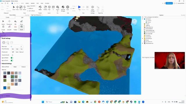 Генерация ландшафта в Roblox | Программирование в Roblox Studio смотреть онлайн