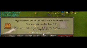 runescape 99 firemaking party--- marthin oz