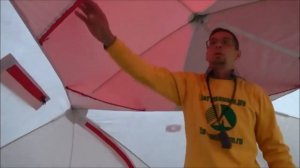 Палатка для зимней рыбалки Медведь Куб 4 трехслойная утепленная
