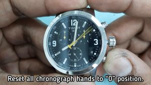 How To Set A Tissot Chronograph Hands | T055417 | Caliber ETA G10.211 or G10.212