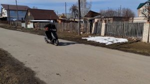 учусь стантить на скутере #1| Honda Dio ￼