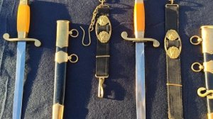 Кортики СССР ЗИК1941 ИМЗ(Инструментально-Механический Завод)1945и снаряжение,плюс любопытная фуражк