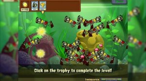 100 Дней Без 4-х клеток в Plants Vs. Zombies!