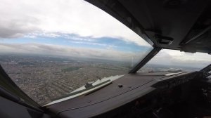 Approach and landing runway 22 Amsterdam Schiphol Airport (AMS EHAM)