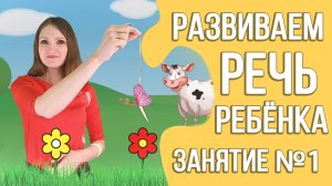 Развитие речи дома (видео курс для детей 2 - 3 лет) | Занятие 1