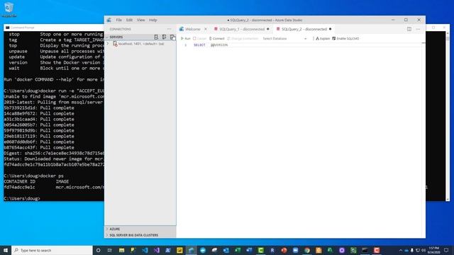 Running SQL Server in a Docker Container смотреть онлайн