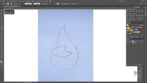 Инструмент Перо в Adobe Illustrator