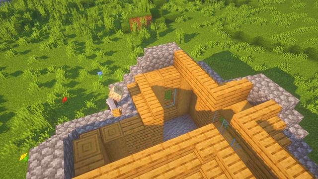 ⚒️ Minecraft | Начальный дом для выживания в майнкрафт #стартовыйдом #майкрафт #какпостроить